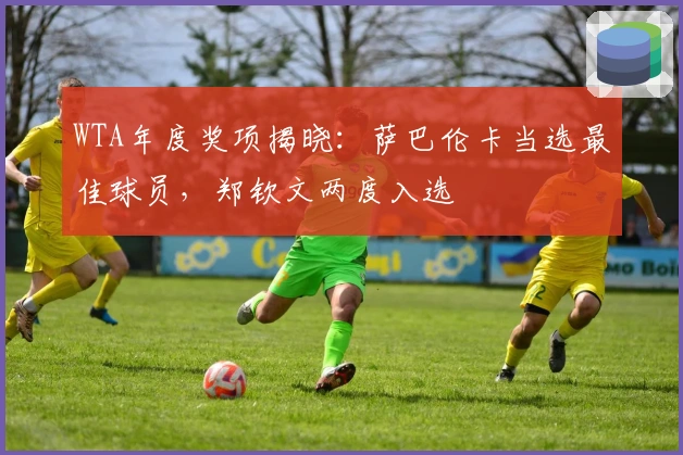 WTA年度奖项揭晓：萨巴伦卡当选最佳球员，郑钦文两度入选